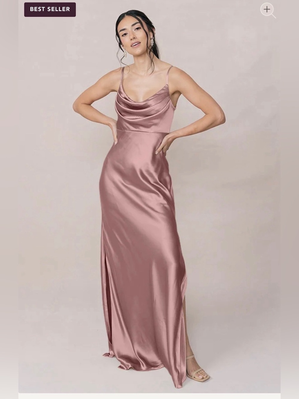 Shop Revelry Skye Satin Dress